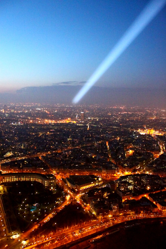 Paris - another view from the Eiffel Tower - with the special flash