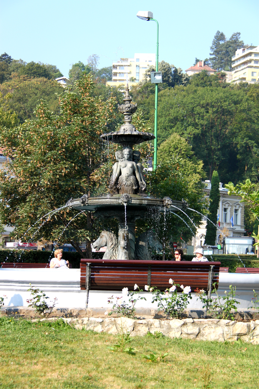 Fountain in Brasov, Romania