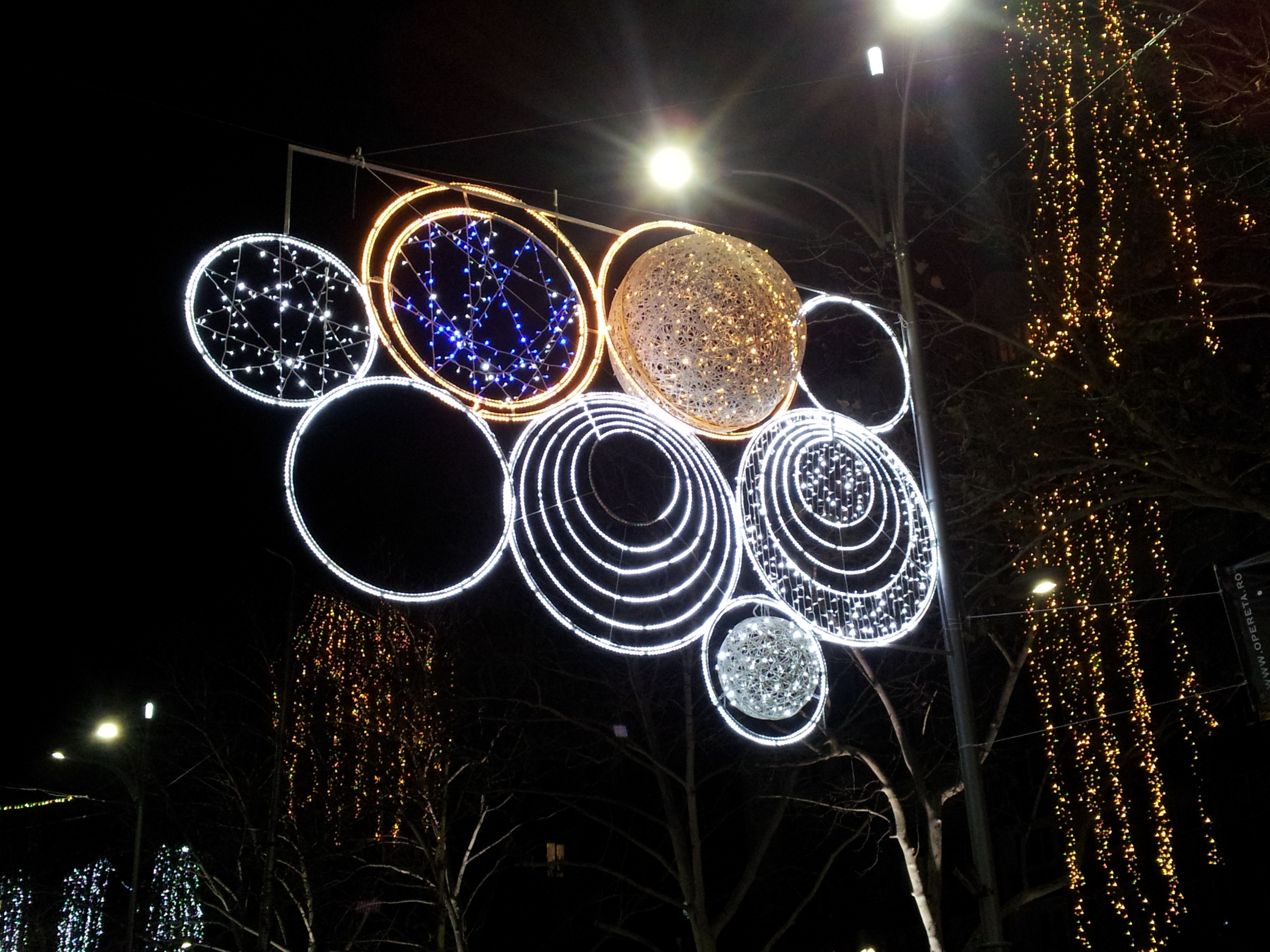 Christmas lights Bucharest