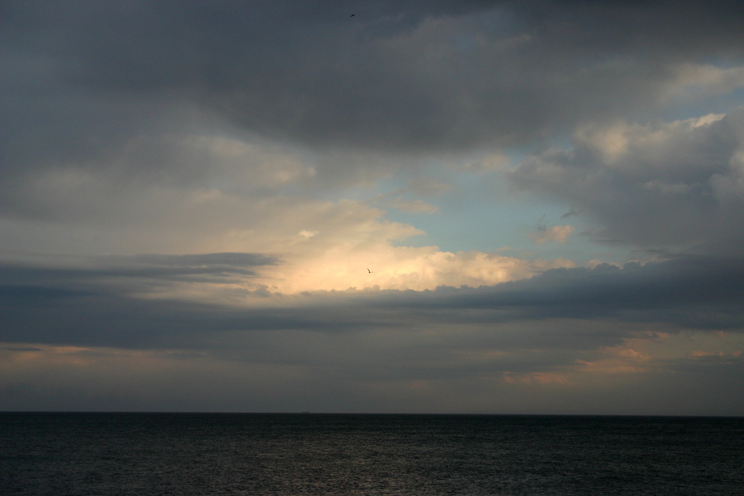 The Black Sea - dark clouds