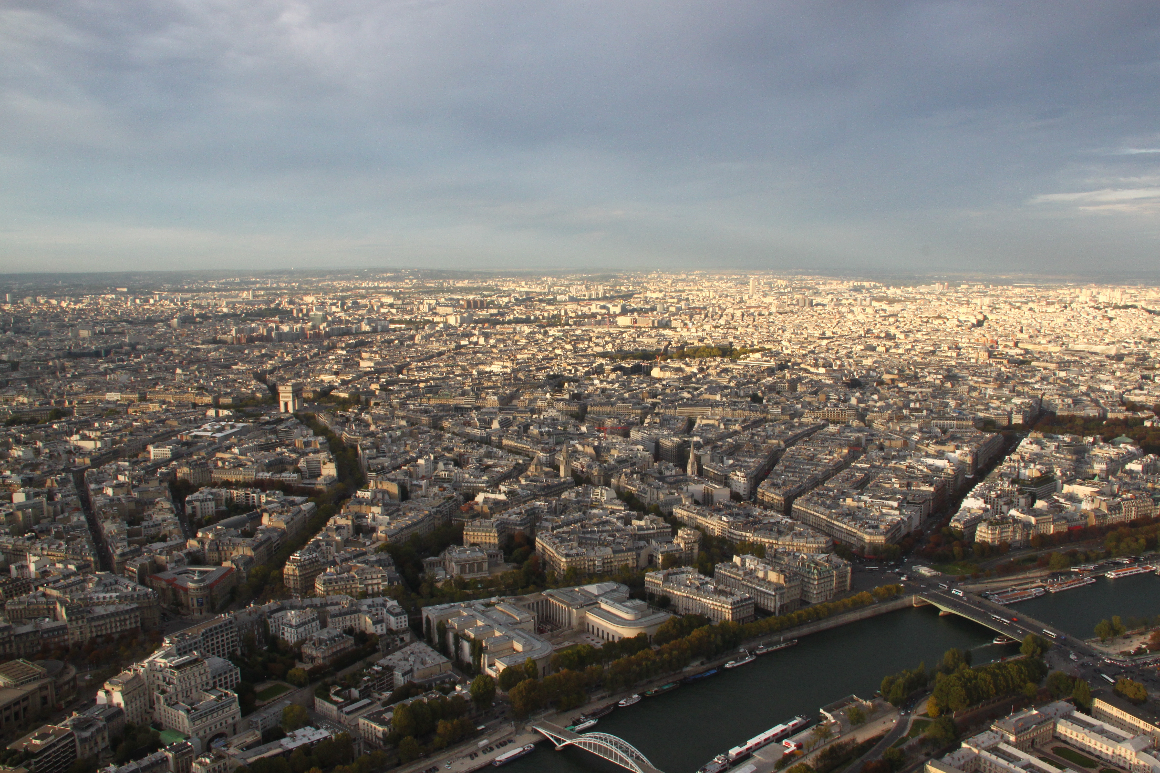 Paris seen from the Eiffel Tower