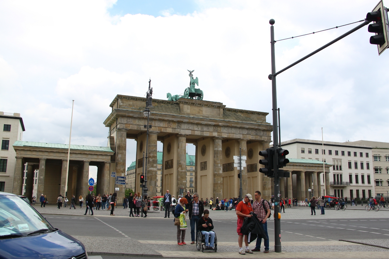 The Brandenburg Gate - back