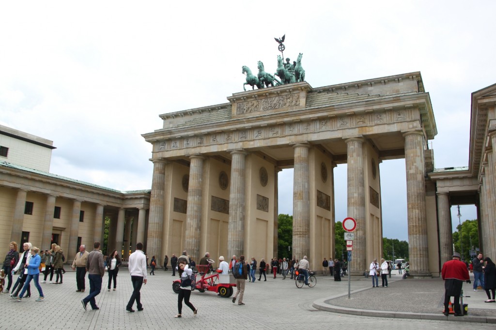 The Brandenburg Gate - front