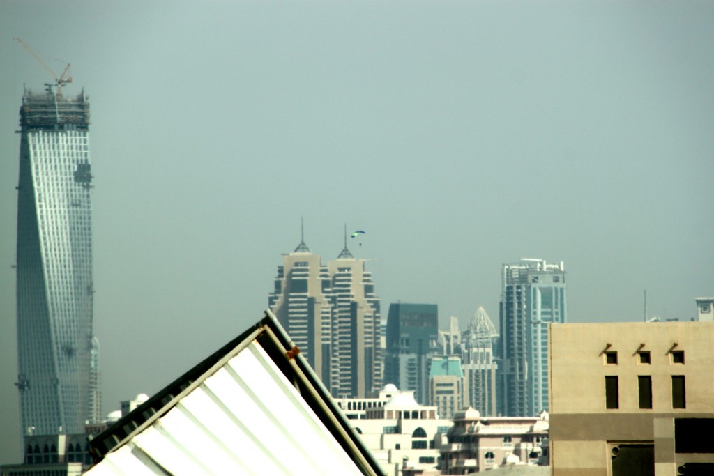 Dubai - check out the paratrooper in the background