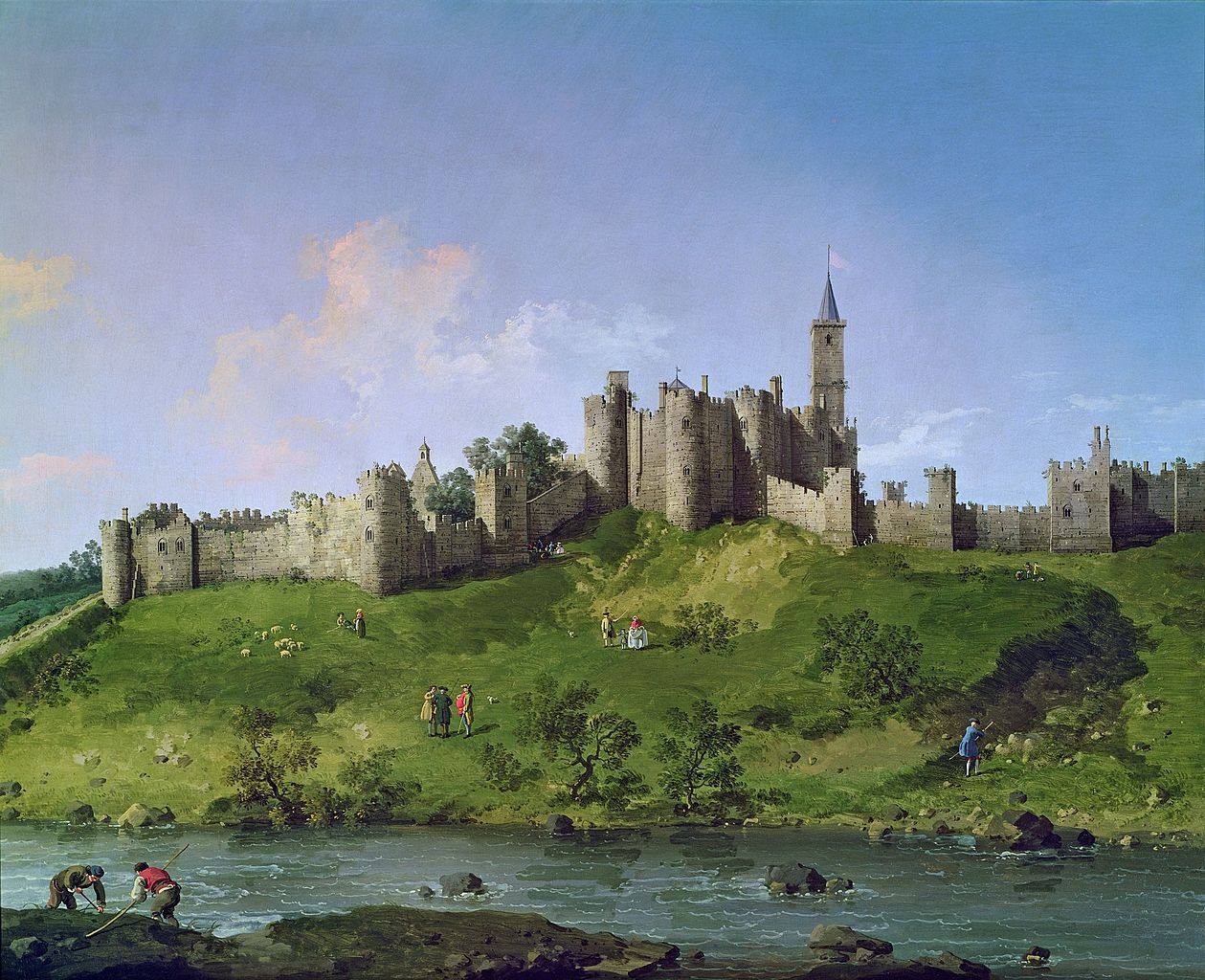Canaletto - Alnwick castle 