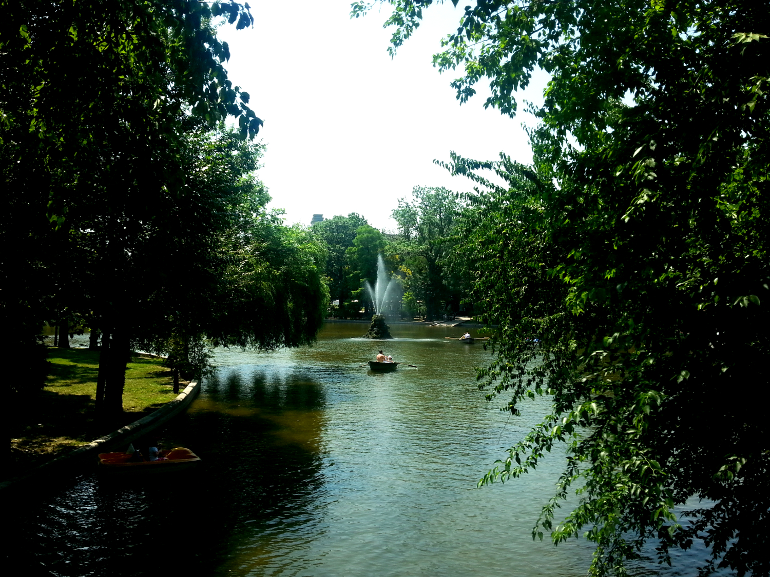 The Cismigiu Gardens in Bucharest