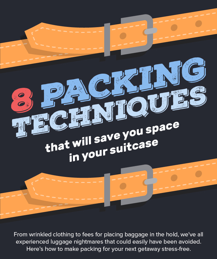 8 effective packing techniques that save space in your suitcase