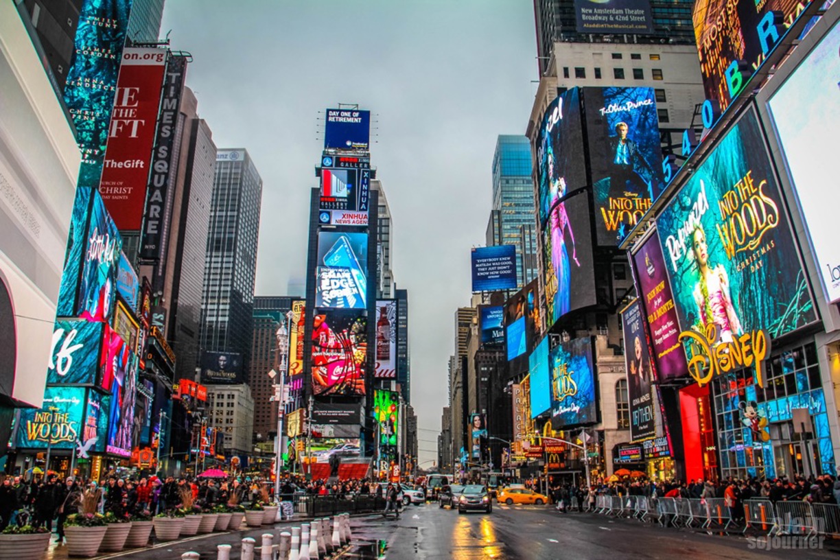 Times Square New York City.