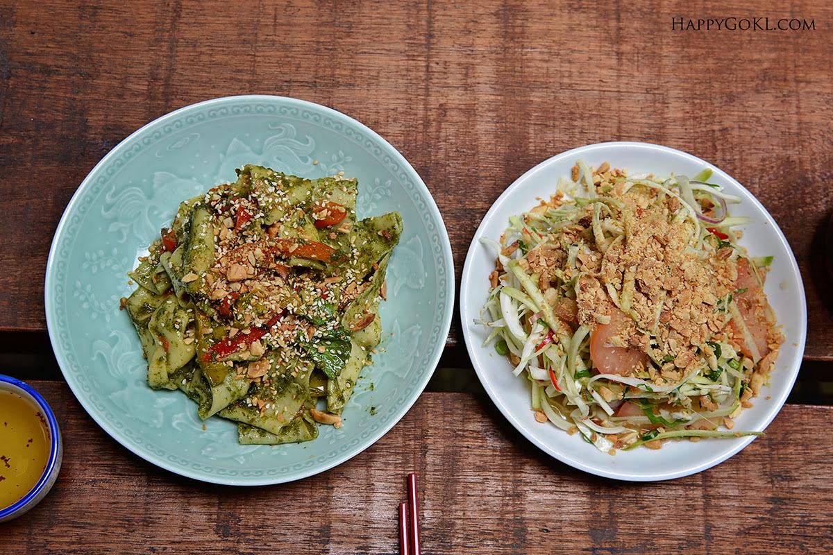 Chocha Chinese noodles pesto