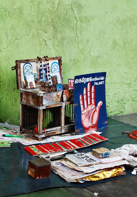 Palm reading in old KL