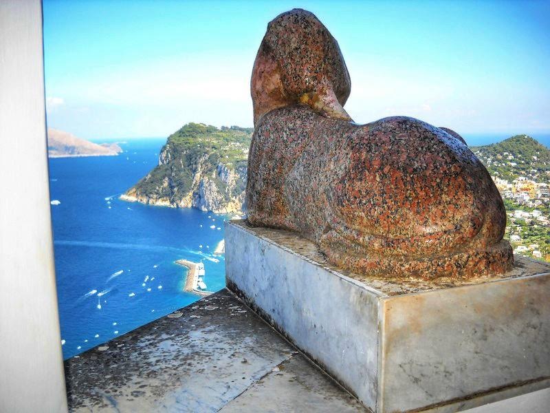 The famous Sphynx from Capri, Italy - 10 photos that will make you want to travel to Capri, Italy