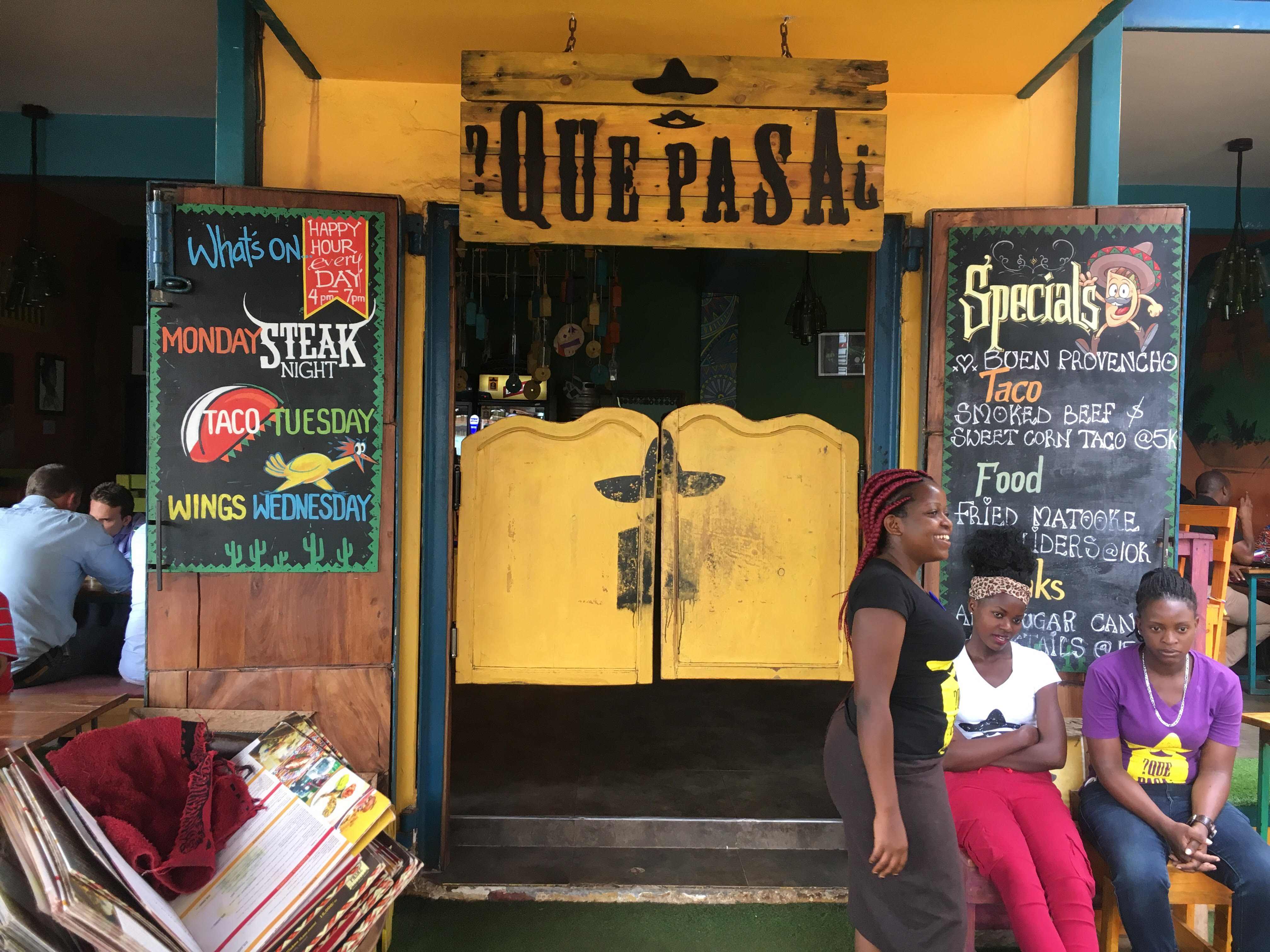 Que Pasa - where to eat in Kampala, Uganda