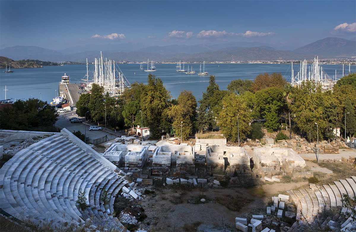 The Roman Amphitheatre is one of the top attractions in Fethiye, Turkey