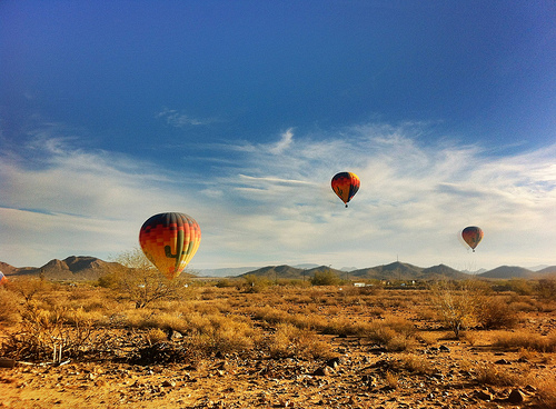 Hot-air balloon ride Arizona