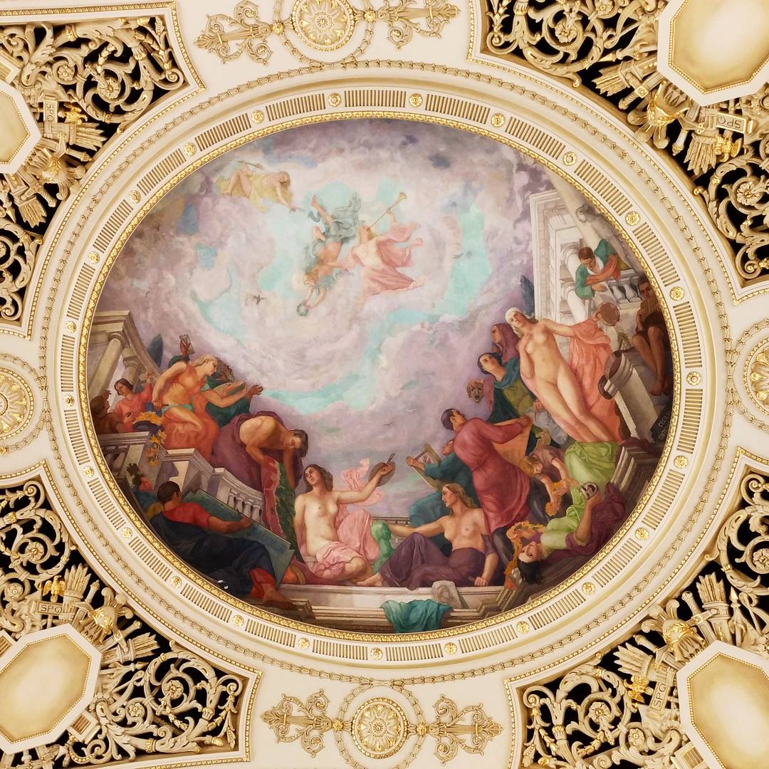 The National Art Museum of Romania - ceiling - painting