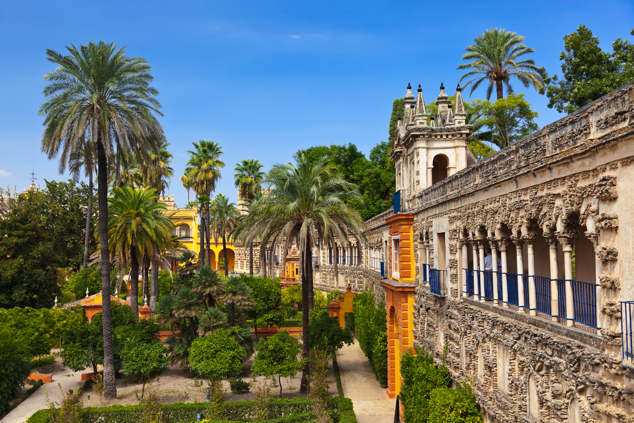 Seville travel guide - Real Alcazar Gardens in Seville Spain