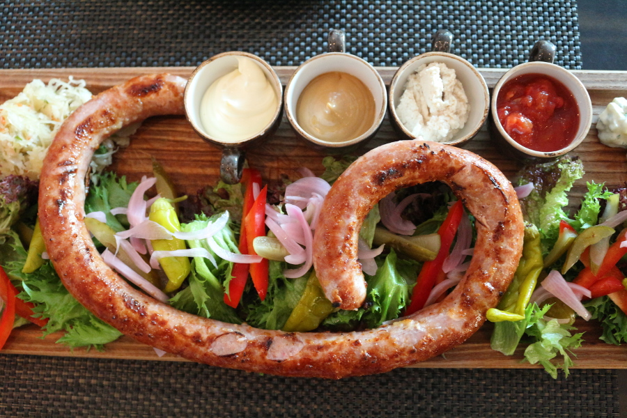 Polish food - sausage. This complete guide to Krakow includes the best places to eat in Krakow, what to visit in krakow, tips for Krakow, and Krakow budget accommodation. #krakow #krakowguide #krakowtravelguide #krakowcityguide #krakowtips #krakowpoland #poland #krakowattractions