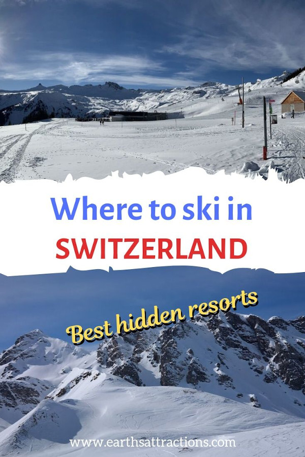 Where to ski in Switzerland - the best Swiss ski resorts to avoid crowds #swiss #ski #switzerland #travel #europe