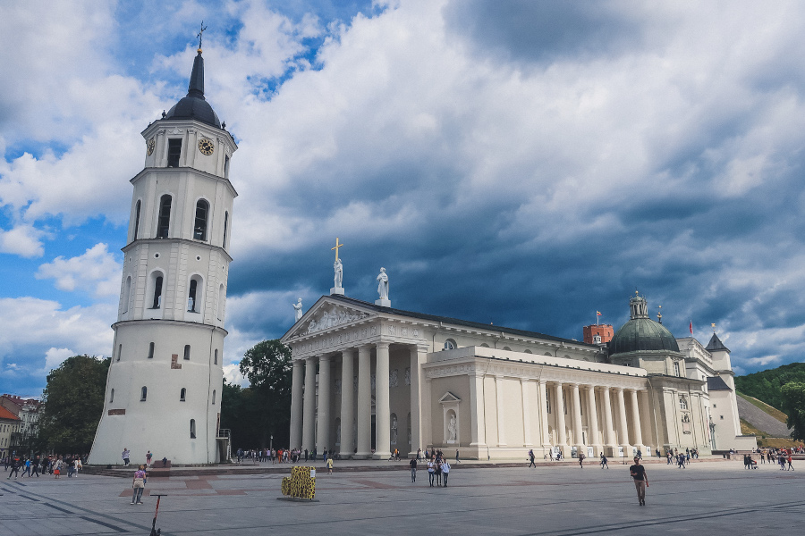 Cathedral Square, Vilnius. What to do with 3 days in Vilnius, Lithuania