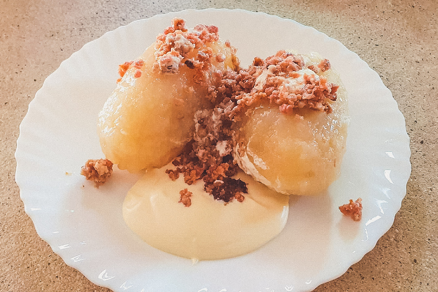 Cepelinai, traditional food. How to spend 3 days in Vilnius, Lithuania: what to see in Vilnius, what to eat in Vilnius, hotels in Vilnius and useful Vilnius travel tips.