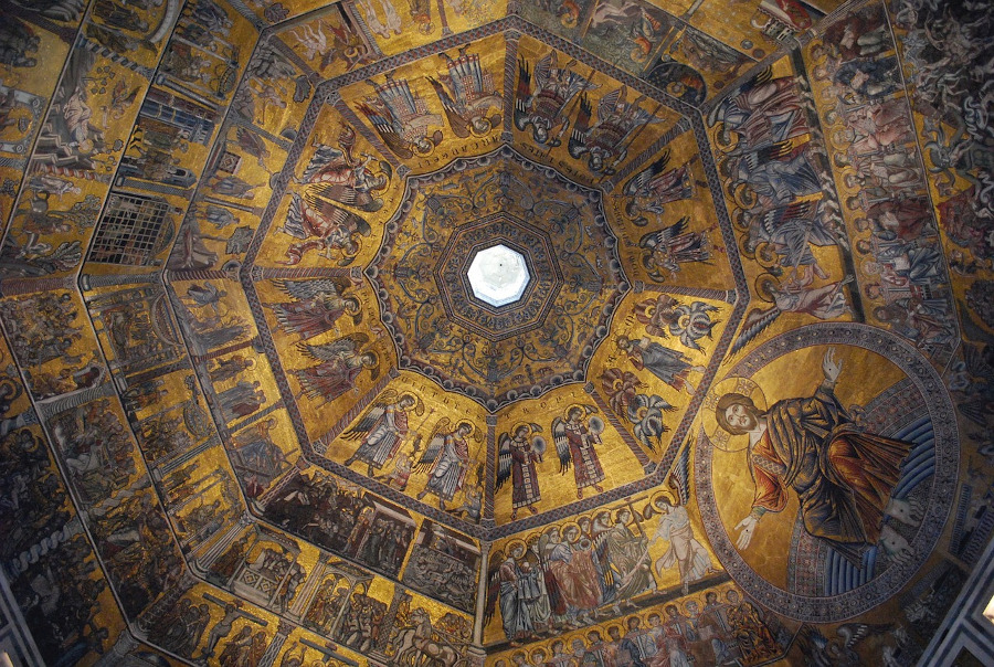 The interior of the Florence Cathedral (The Duomo). Florence landmarks you simply have to see, as well as off the beaten path things to do in Florence, restaurants in Florence, hotels, and Florence tips.