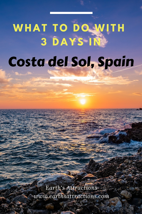 What to do with 3 days in Costa del Sol, Spain. Use this Costa del Sol 3 day itinerary to plan the perfect trip that will allow you to enjoy the best of the area: Nerja Caves, Malaga, and more. #costadelsol #spain #andalusia #travel #europe