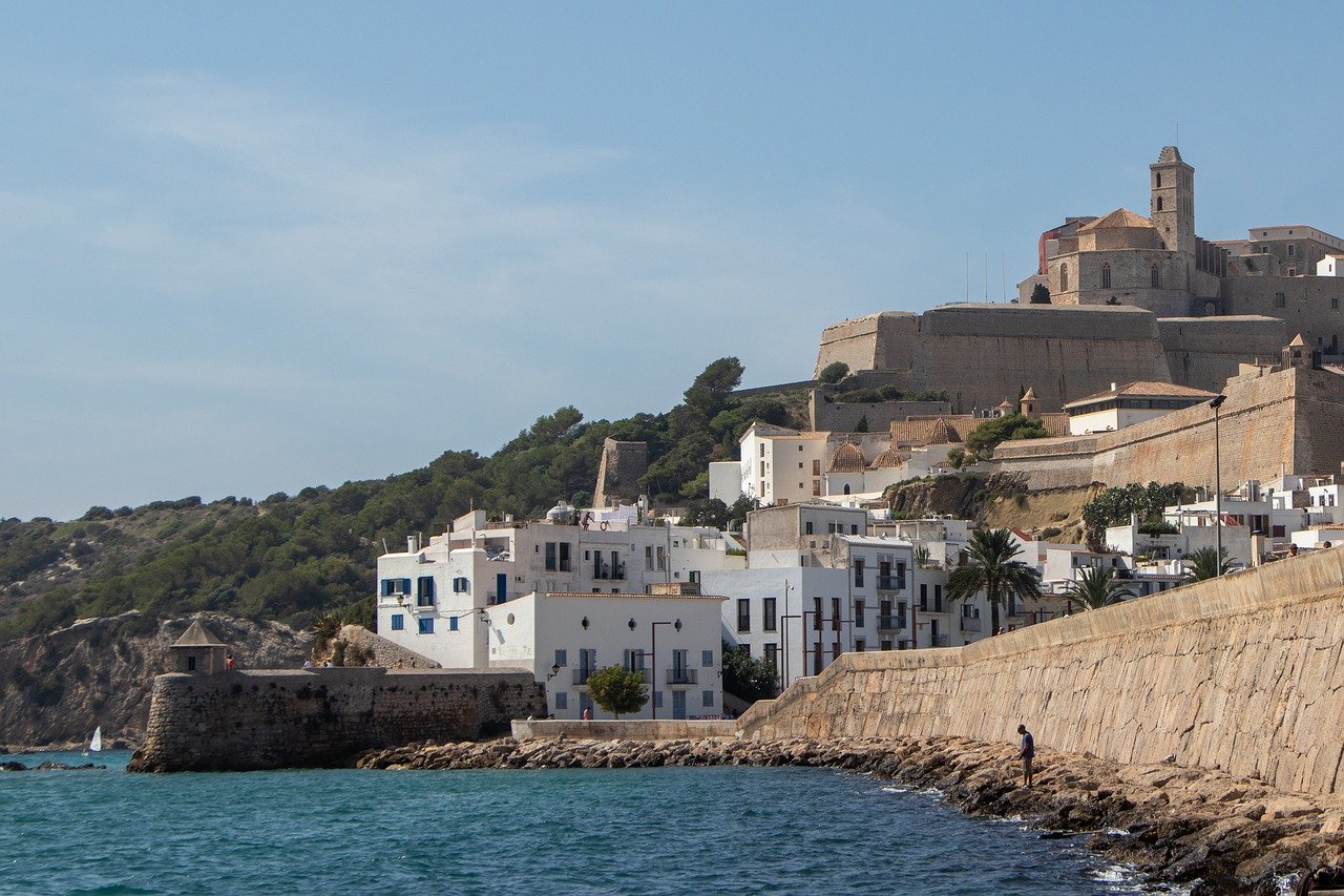 Ibiza Old Town, Dalt Vila. Unusual places to visit in Ibiza, Spain