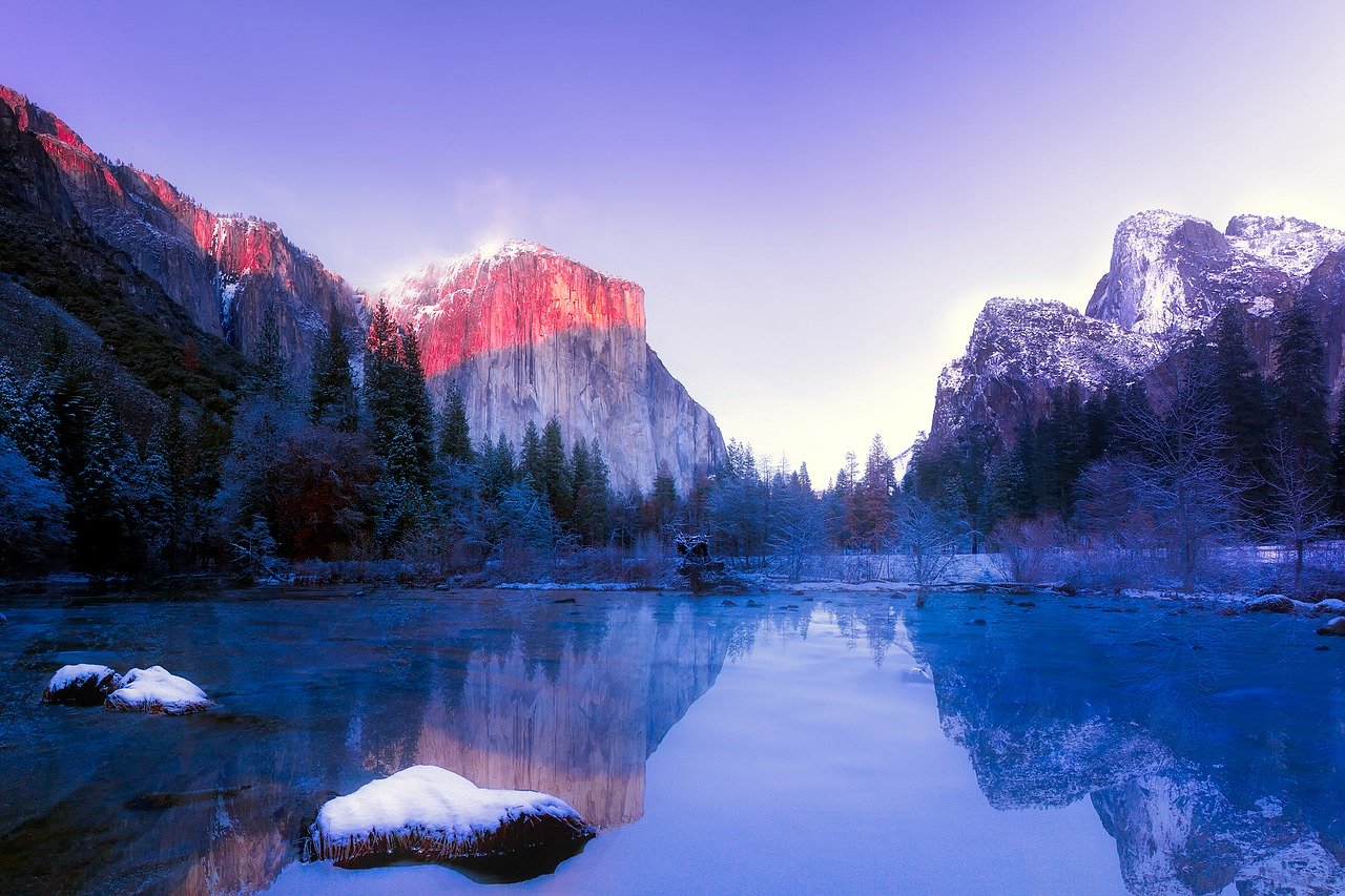 Yosemite during winter