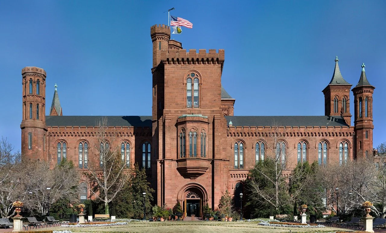 Smithsonian Institution Building (aka The Castle) is one of the must visit museums in Washington DC, USA