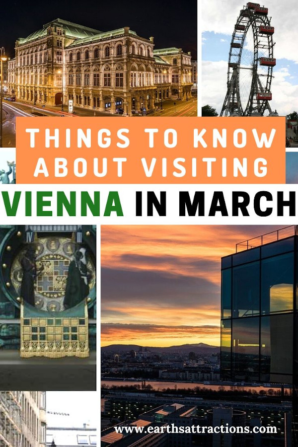 Everything you need to know about visiting Vienna in March: tips and things to do in Vienna in March, as well as what to wear in Vienna in March and, of course, what is the weather like in Austria in March. The best Vienna travel tips for visiting in March. #vienna #austria #wien #traveltips #viennatips #europe #earthsattractions #viennathingtodo #thingstodo #traveldestinations