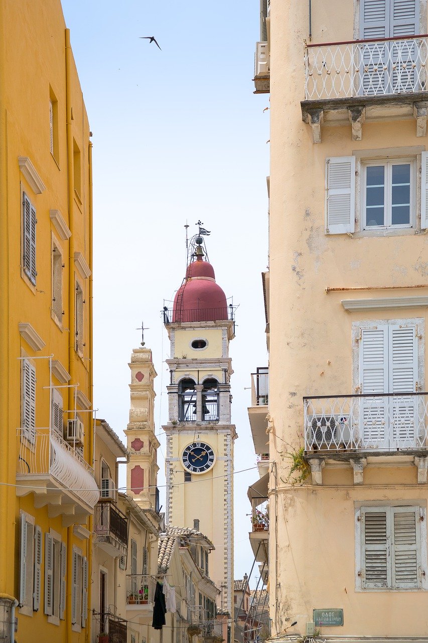 The Old Town of Corfu is one of the best places to visit in Corfu, Greece