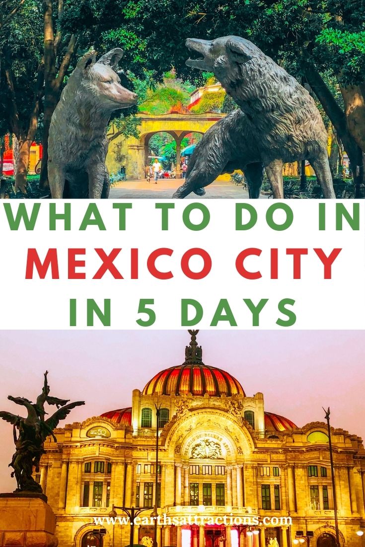 What to do in Mexico City in 5 days. Discover the best Mexico City itinerary and use this article to create your ultimate Mexico City bucket list. This insider's Mexico City itinerary allows you to discover the best of the city and its surroundings. #mexicocity #mexico #travel #travelitinerary #northamerica #mexicocityitinerary #earthsattractions #thingstodo