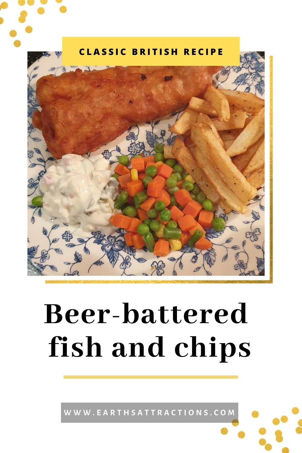 Beer-battered fish and chips recipe: Classic British food - Earth's ...