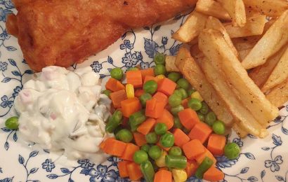 Beer-battered fish and chips recipe: Classic British food