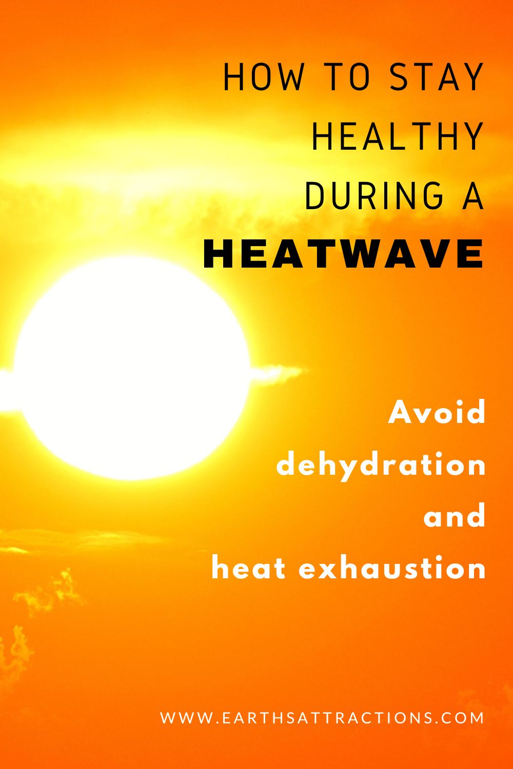 How to stay healthy during a heat wave: Tips to prevent dehydration, heat exhaustion or heatstroke #health #heatwave #summerheatwave #europeansummerheatwave #canadaheatwave #usaheatwave #americaheatwave