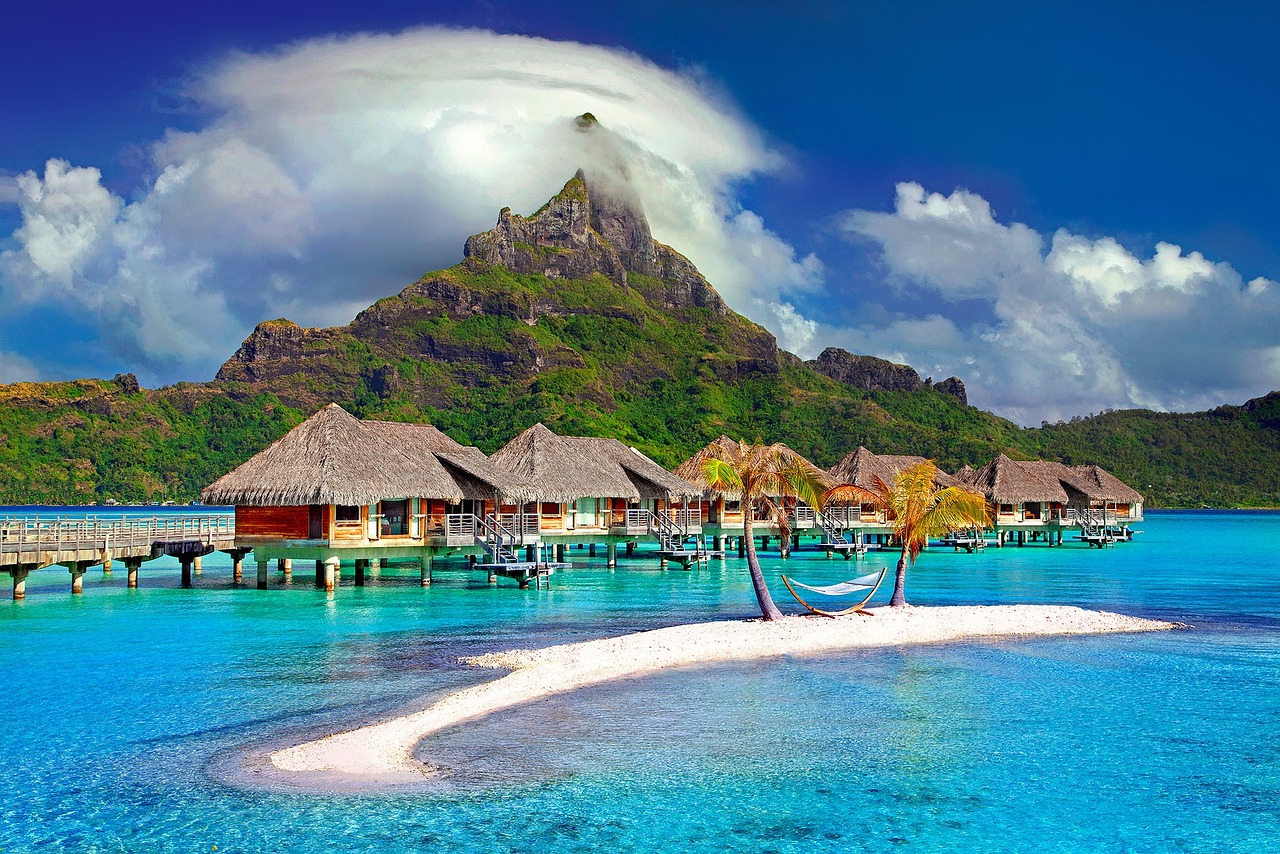 Bora Bora, French Polynesia is one of the best warm Valentine's Day destinations