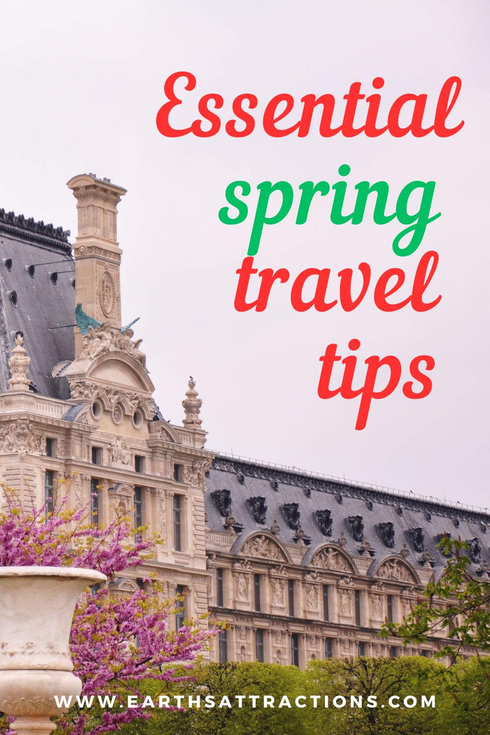 Important spring travel tips.  How to choose your spring break destination and more from this list of spring break travel tips #spring #springtrip #springtravel #spring #springtraveltips