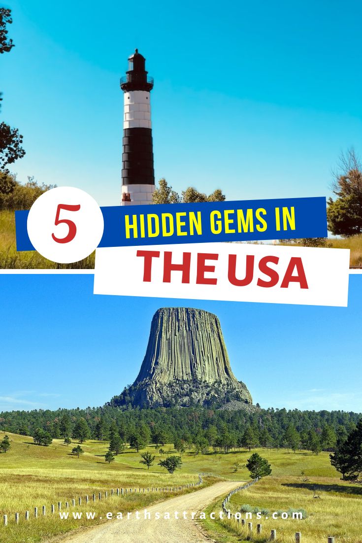 5 USA hidden gems - discover a few of the America's Hidden gems #usatravel #usa #hiddengems #usahiddengems