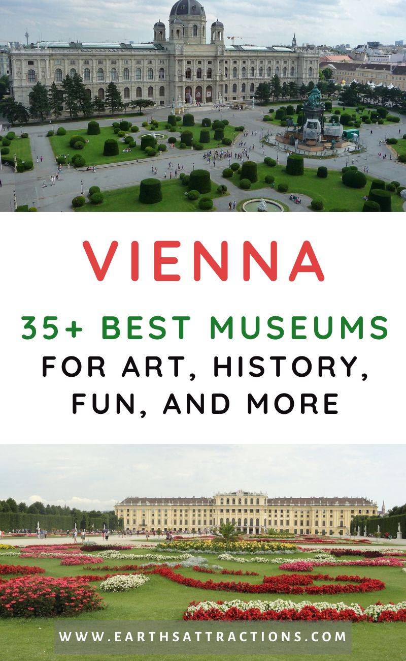 Vienna museums - discover the list of museums in Vienna you have to visit for art, history, culture, fun, and more. The ultimate guide to the best museums to visit in Vienna. Discover what to do in Vienna, Austria #vienna #austria #europe #viennatravel #viennamuseums #europetravel #traveldestination #history #art #culture #fun #music