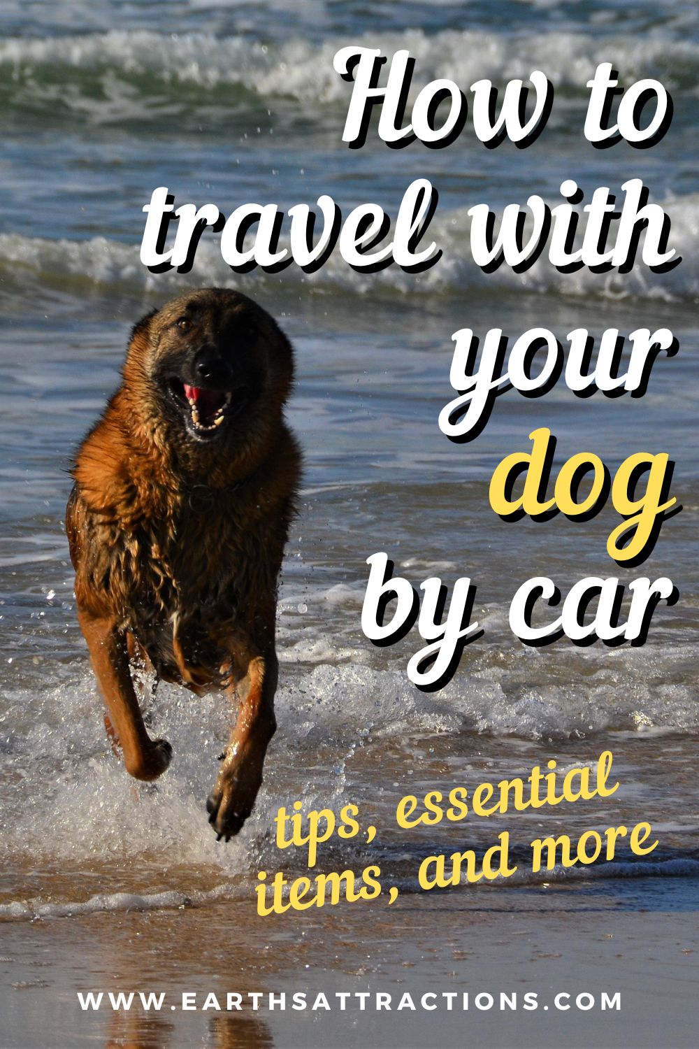 How to travel with your dog by car - I wrote a comprehensive guide to dog travelling by car. Dog travel essentials, tips for traveling with a dog in a car and more. #dogtravel #dogtraveltips #cardogtravel #pettravel #pettraveltips #traveltips