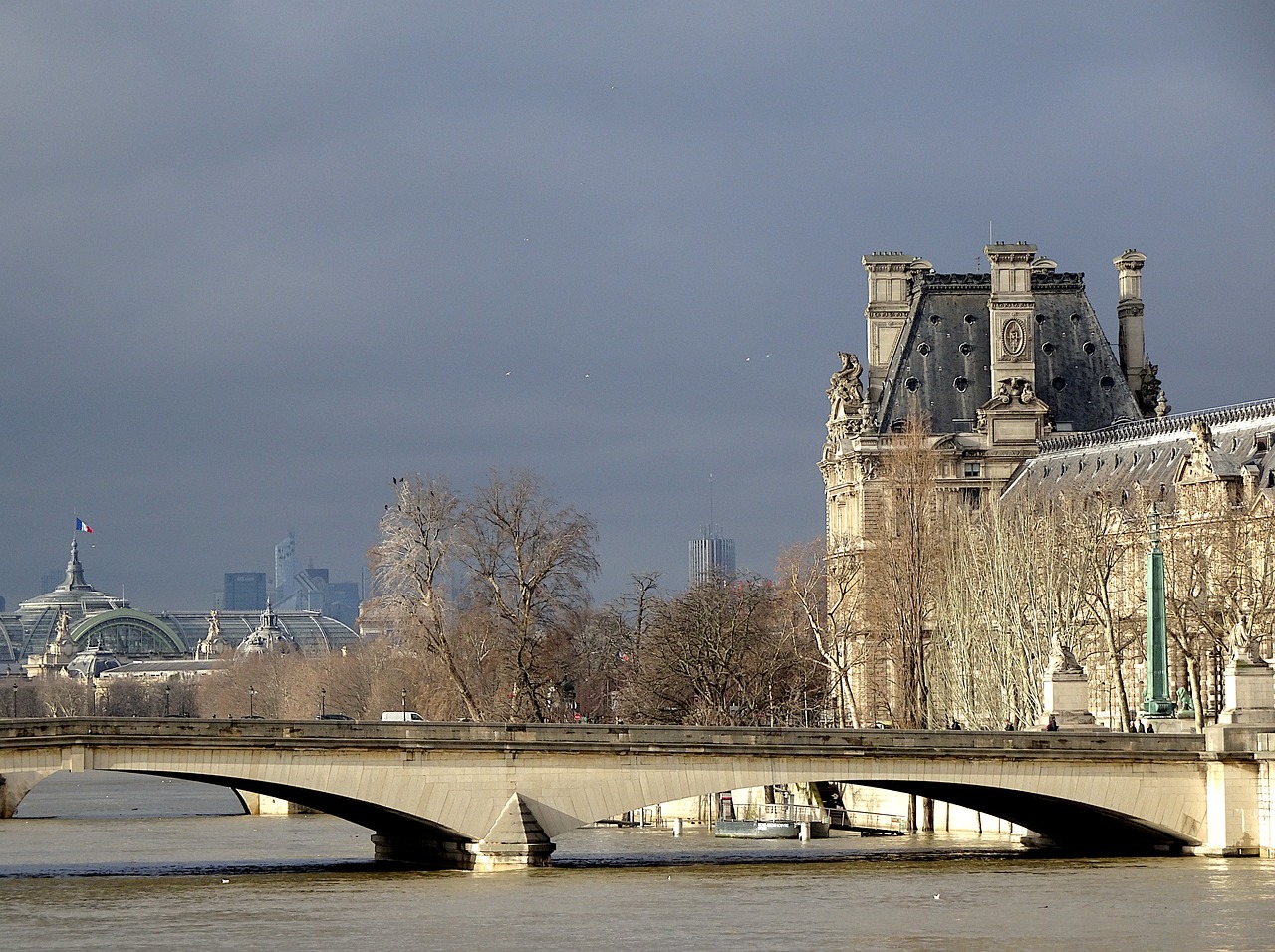 Paris in winter