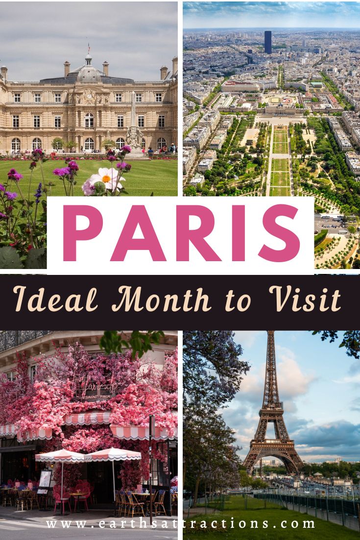 Paris ideal month to visit. Discover when to go to Paris from thjis complete guide to the best time to visit paris, France Good Weather, Sightseeing, and Deals. Crowd-free monts in Paris. #besttimetovisitparis #besttimeofyeartovisitparis #parisfrance #france #paristravel #europetravel #paristips