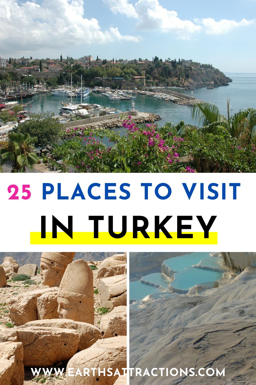 25+ Best places to visit in Turkey. Discover the top attractions in Turkey as well as off-the-beaten-path things to see and do in Turkey. Where to go in Turkey:) - the most complete guide! #turkey #turkeyattractions #turkeythingstodo #turkeyplacestovisit #asia #europe