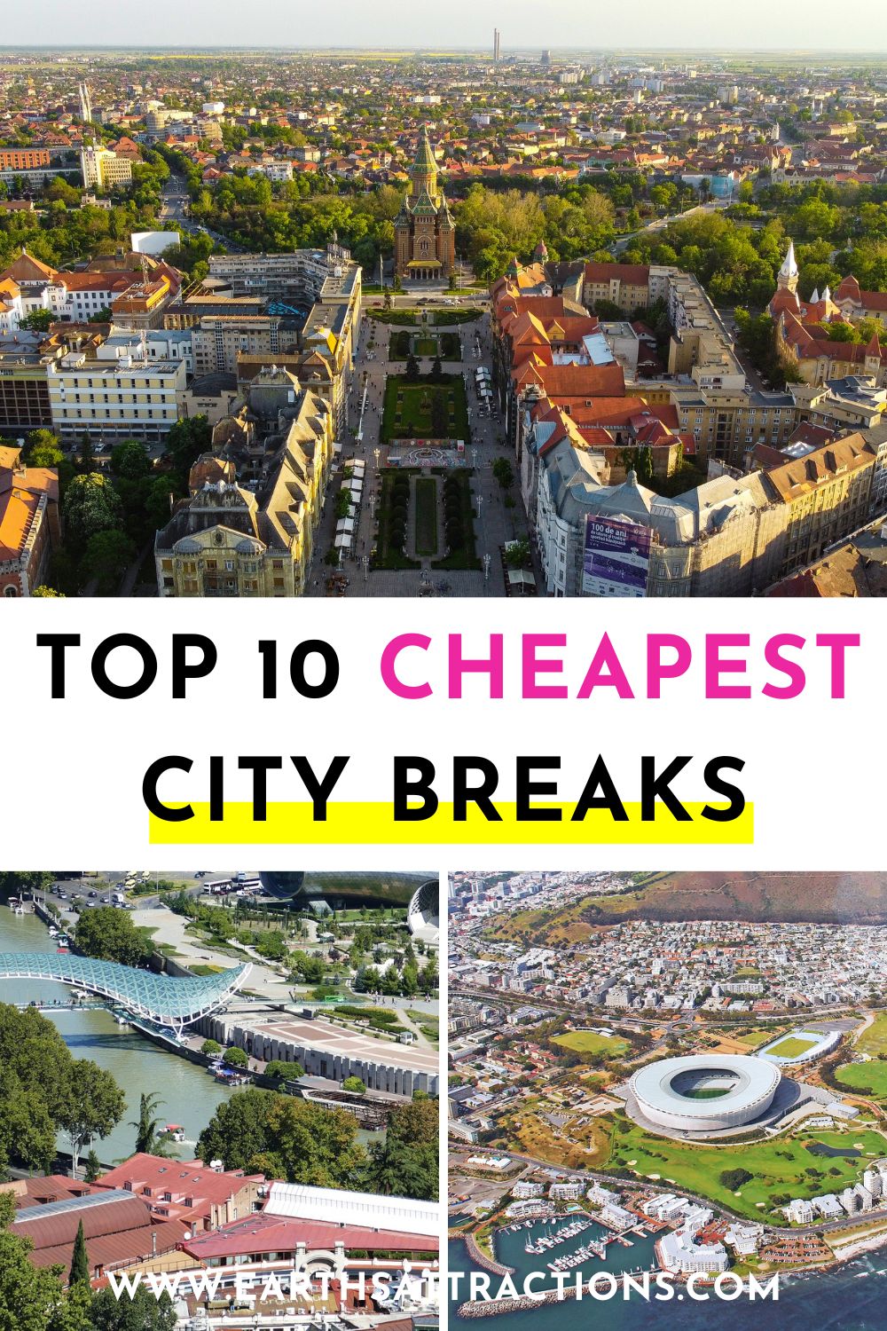 Most Affordable City Breaks - discover the top 10 cheapest city break destinations in the world #cheap #cheaptravel #cheapestcitybreaks #citybreak #citybreaks #europe #asia #northamerica 