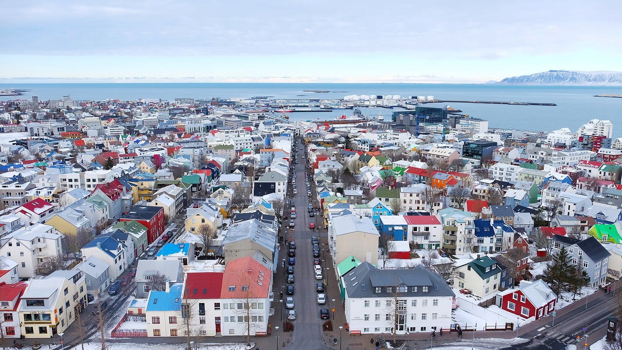 Reykjavik, Iceland is one of the top January European destinations