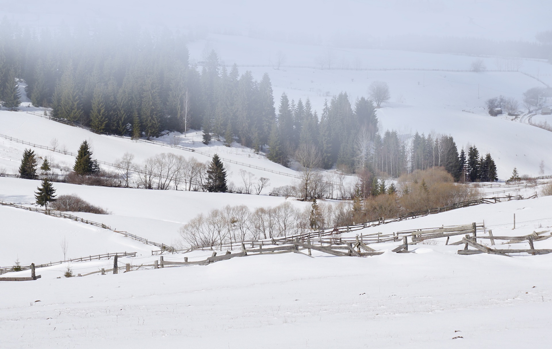 Transylvania is one of the best places to go in January in Europe