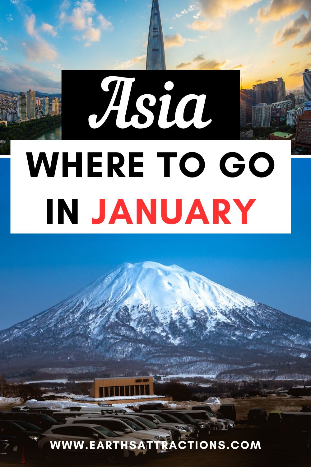 Where to go in Asia in January  Read this article  to discover the top Asia destinations in January. These are the best places to visit in January in Asia! #asia #asiatravel #asiadestinations #january #januarytravel #traveldestinations 