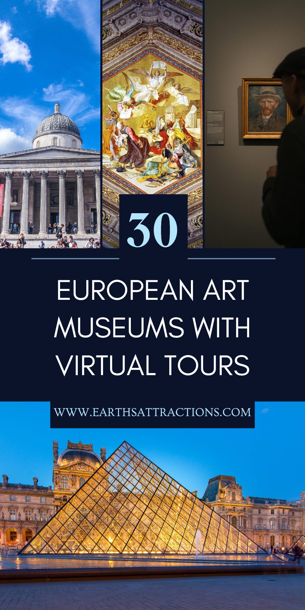 Europe’s Top 30 Art Museums Offering Free Virtual Tours – Explore Now!Love art and travel? Take a virtual trip through 30 top European museums – including the Louvre, Uffizi Gallery, Vatican Museums, and more – all offering free online tours! This curated list is your passport to culture, history, and world-famous masterpieces from the comfort of home. Tap to explore and save your favorites! #ArtFromHome #EuropeFromYourCouch #VirtualMuseumTour #ExploreEuropeVirtually #ArtHistoryLovers #PinterestMuseums #OnlineArtExperience #CultureTrip #MuseumDayEveryday #ArtBucketList
