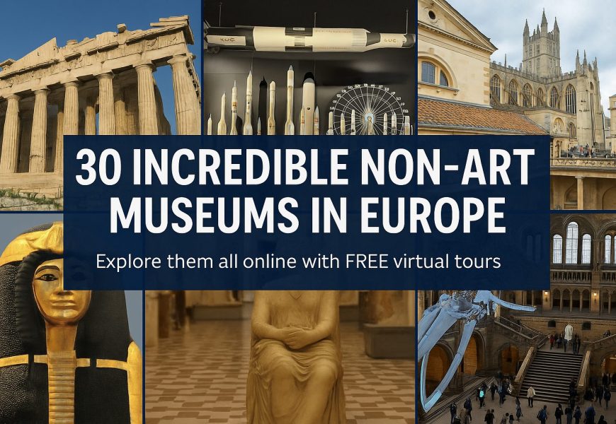 30 Fascinating Non-Art Museums in Europe You Can Visit Online for Free