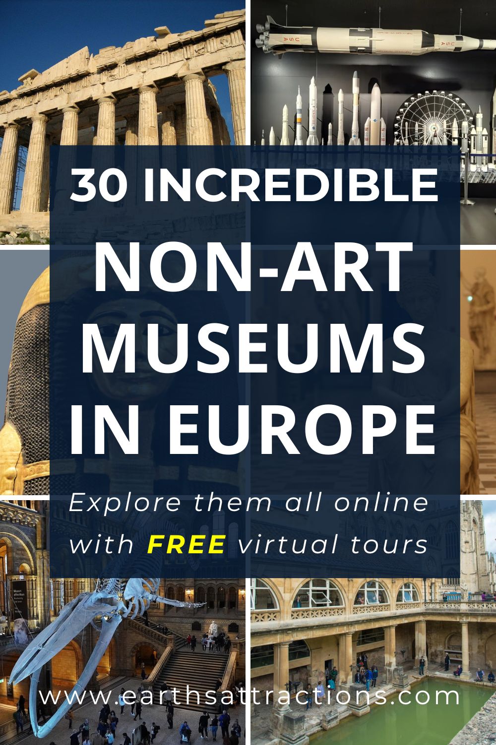 Free Virtual Tours: 30 Non‑Art Museums in Europe You’ve Maybe Never Heard Of Skip the lines and dive straight into Europe’s quirkiest museums - from royal carriages and Roman baths to secret mail trains and medical marvels. Click for 30+ FREE virtual tours that turn your sofa into the best seat in the house!#VirtualTravel #EuropeanMuseums #NonArtMuseums #FreeVirtualTour #HiddenGemsEurope #CultureFromHome #HistoryBuffs #TravelInspiration